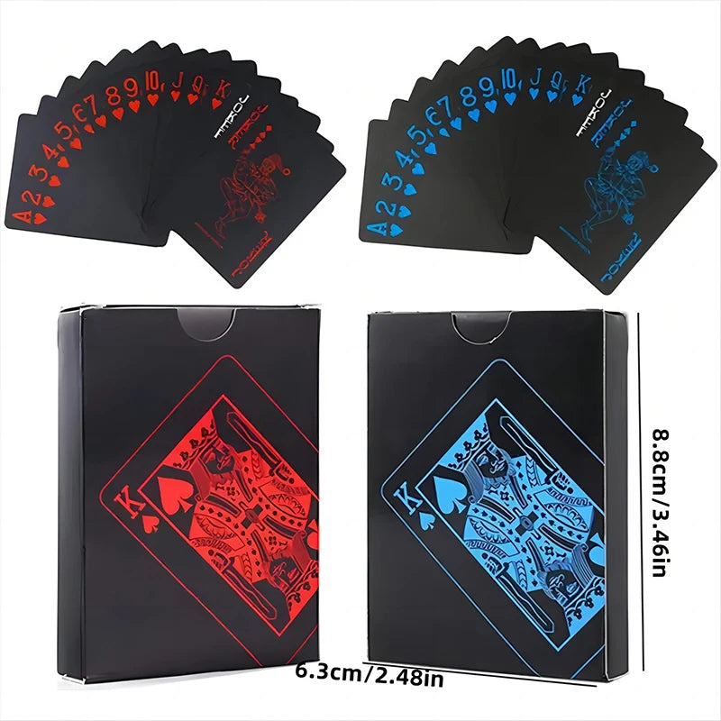 Cartas de Poker Luxo Black Gold